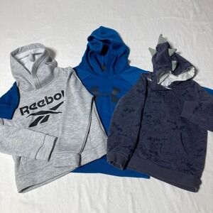 Lot Of‎ 3 Under Armour Reebok Tommy Bahama Hooded Sweatshirts Boys Size 4-5